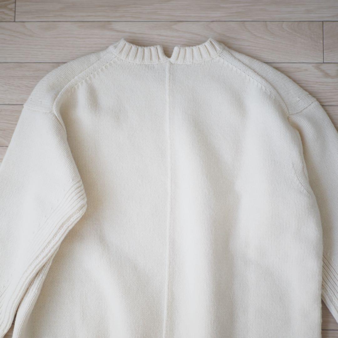 【美品✨】MACPHEE ラムカシミヤ クルーネック ニット トゥモローランド