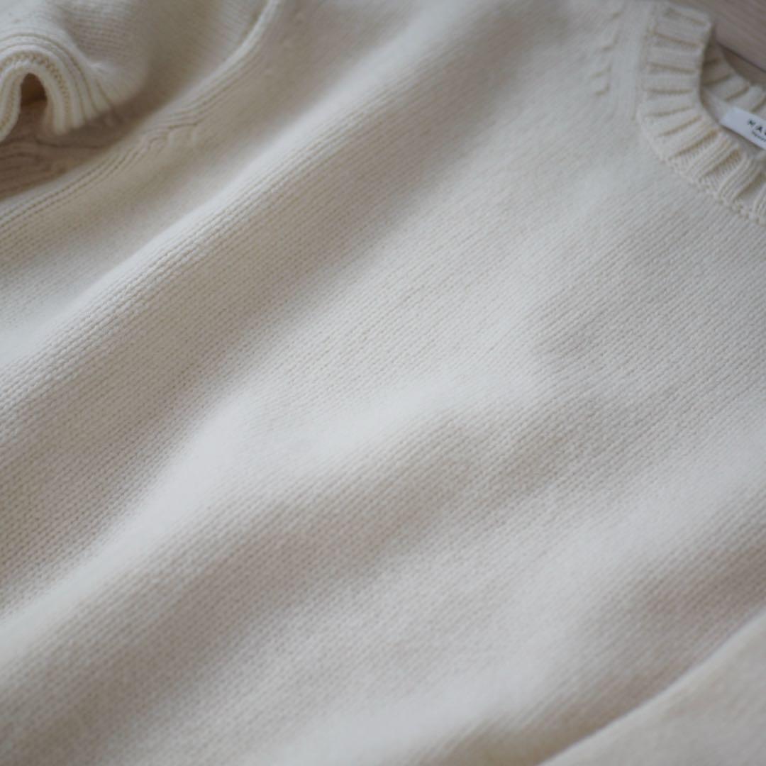 【美品✨】MACPHEE ラムカシミヤ クルーネック ニット トゥモローランド