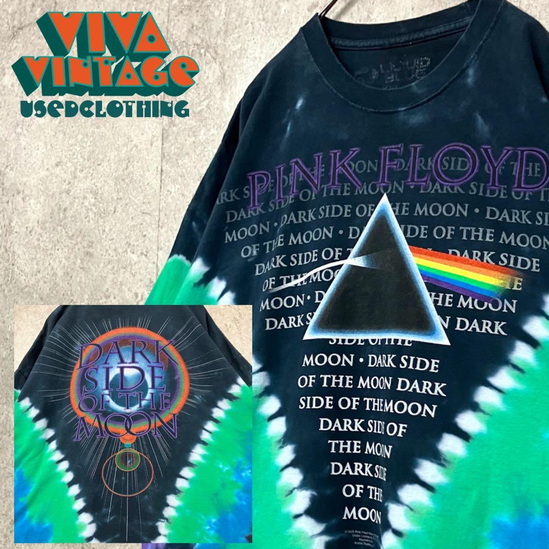 レア00s【古着】リキッドブルー ピンクフロイド バンドTシャツ 3XL
