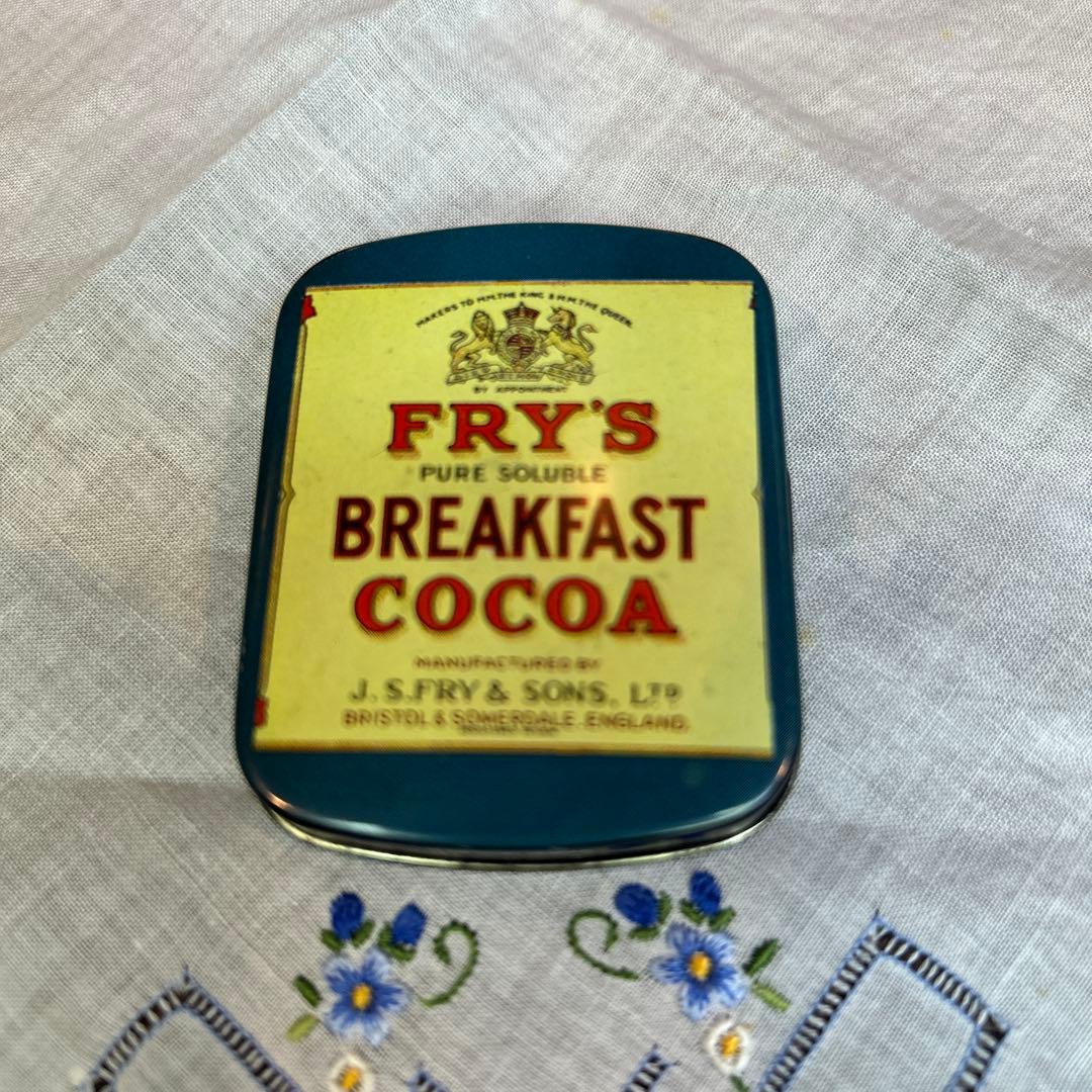 イギリスヴィンテージRobertOpieFry’sBreakfastCOCOA缶