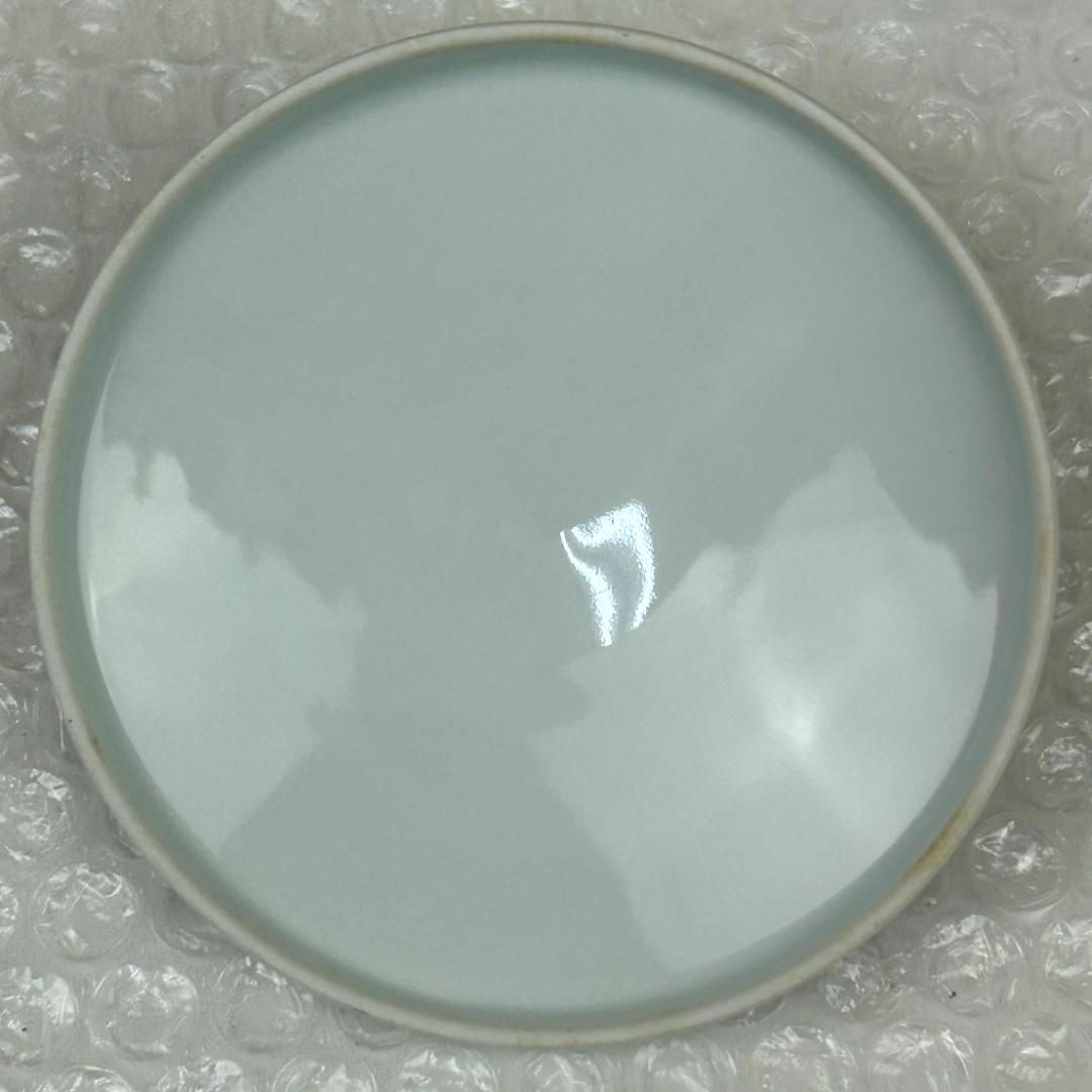 【高級陶器】有田焼　幸楽窯　蓋付き湯呑み　オレンジ系小花　5客組