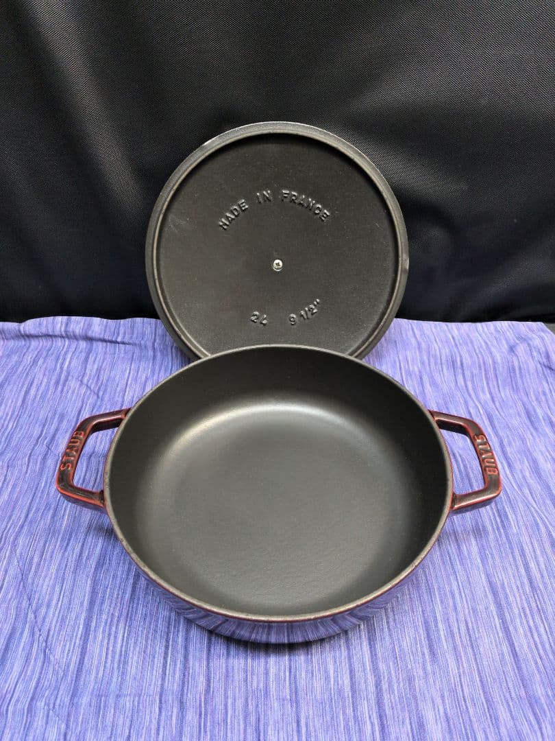 STAUB ストウブ 24cm ブレイザー ソテーパン 鍋　M2906