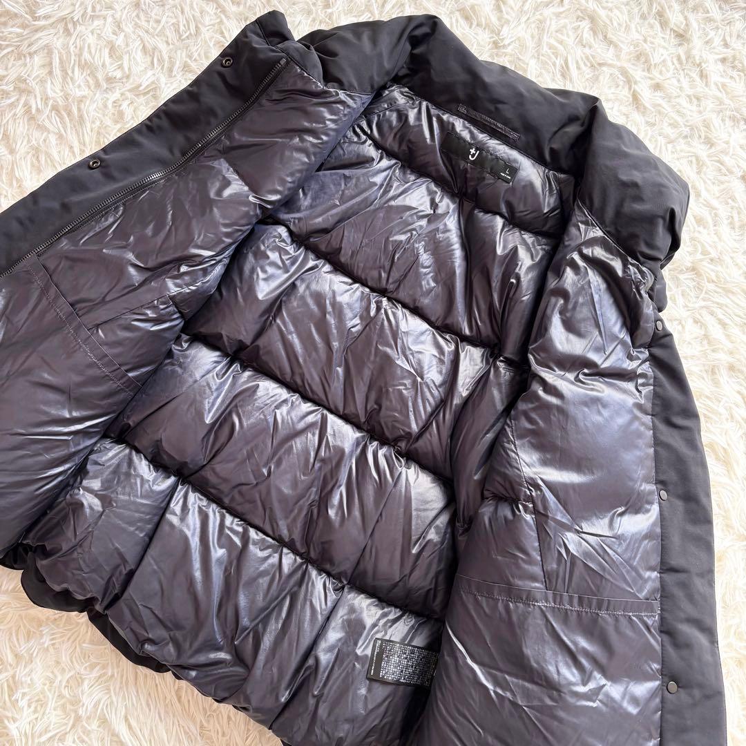 【美品】UNIQLO +J ハイブリッドダウンジャケット Ｌブラック