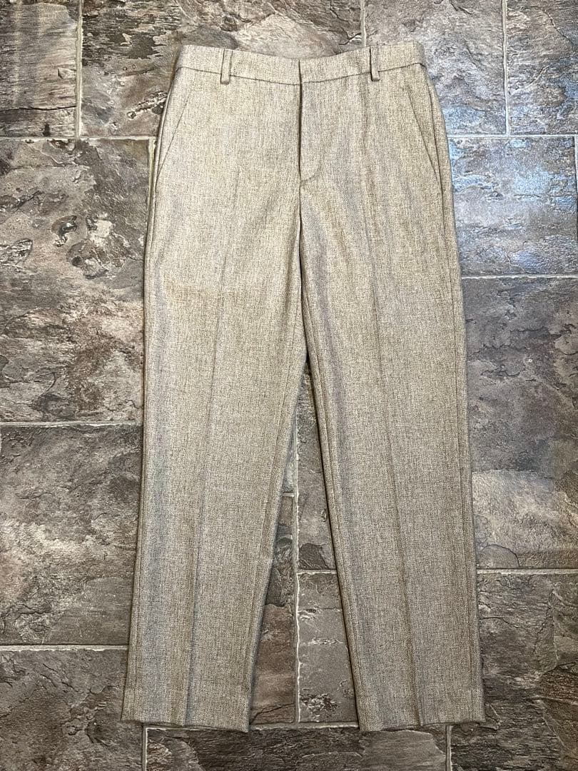 【未使用】23区ウールライクカルゼノーカラージャケットパンツスーツ上下セット36