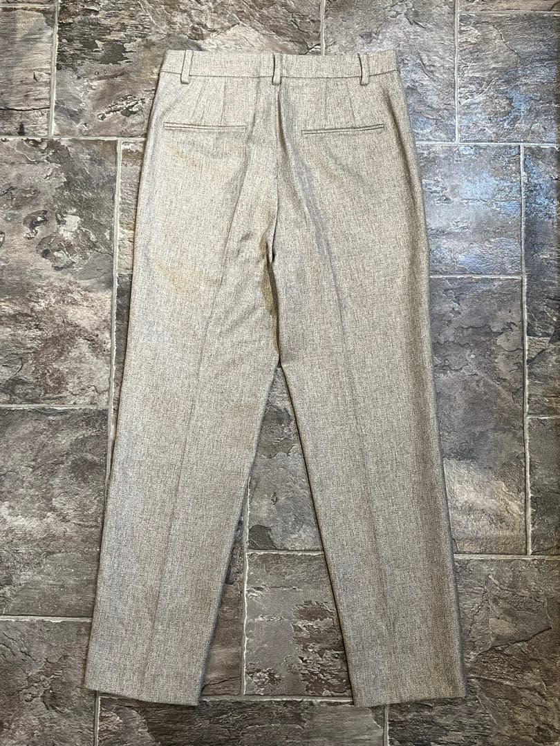 【未使用】23区ウールライクカルゼノーカラージャケットパンツスーツ上下セット36