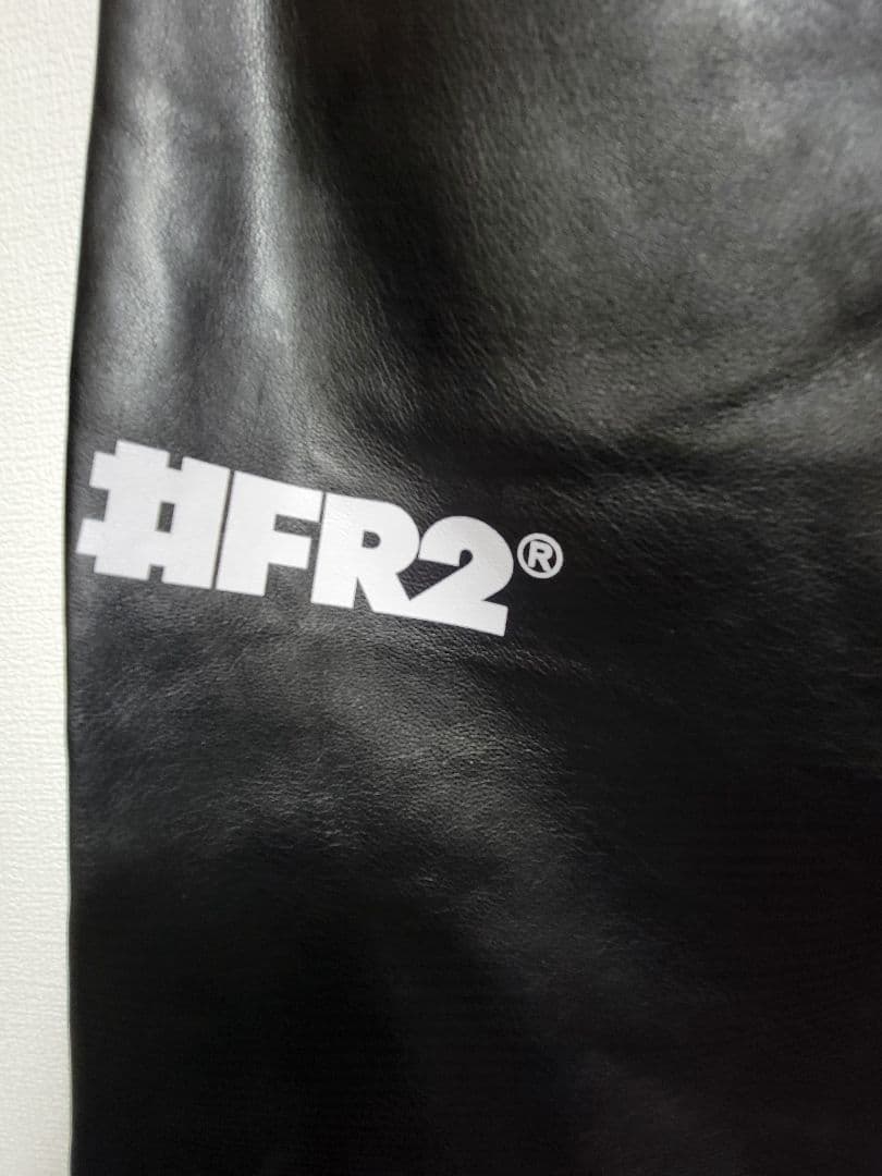 #FR2 ブラック フェイクレザーパンツ