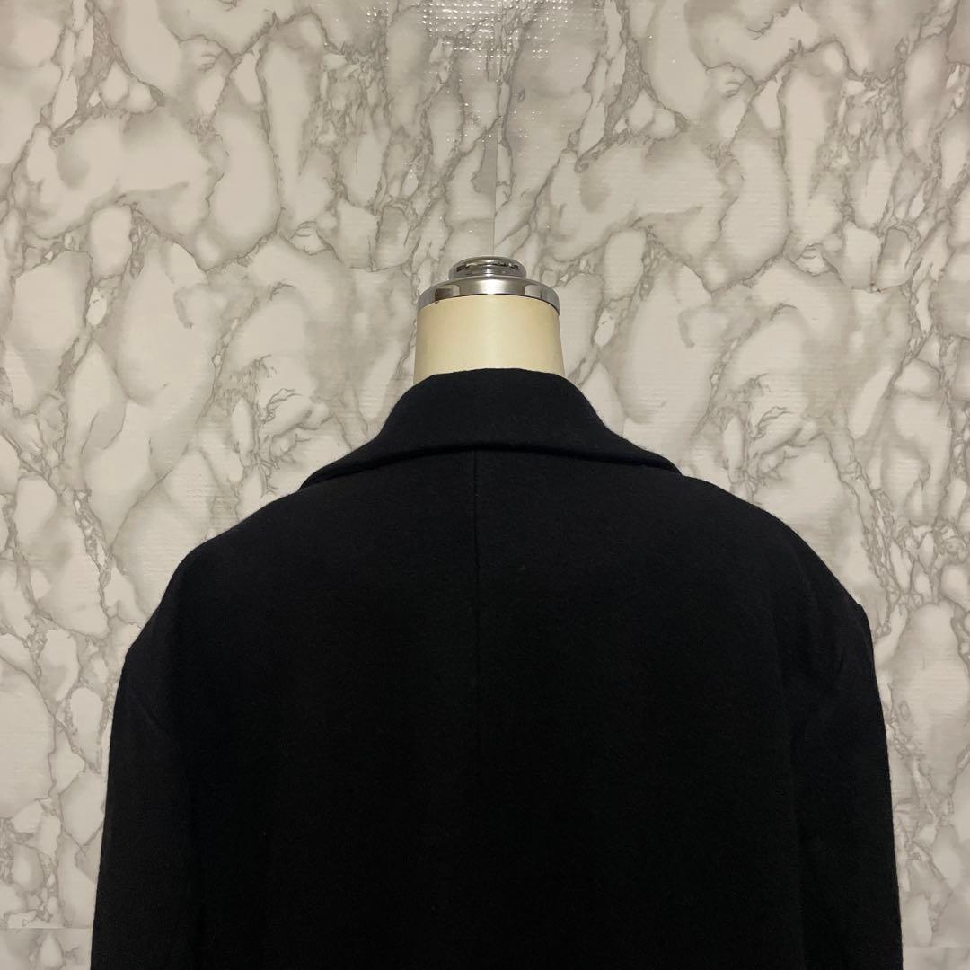 美品　CULLNI デザインチェスターコート　ロングコート　ジップ　日本製