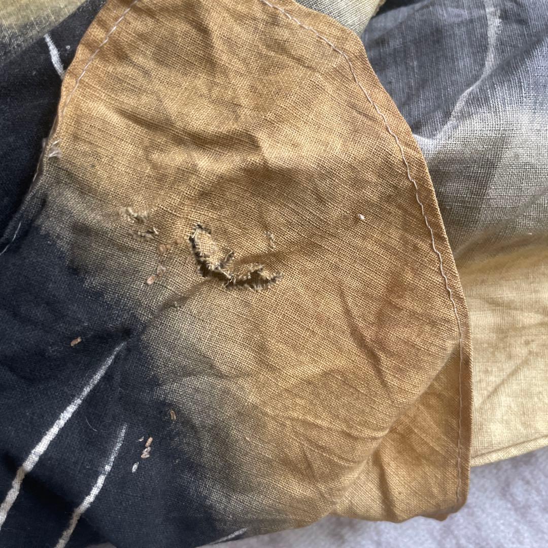 大きい昭和ビンテージ鯉のぼり真鯉と緋鯉セット　レトロ