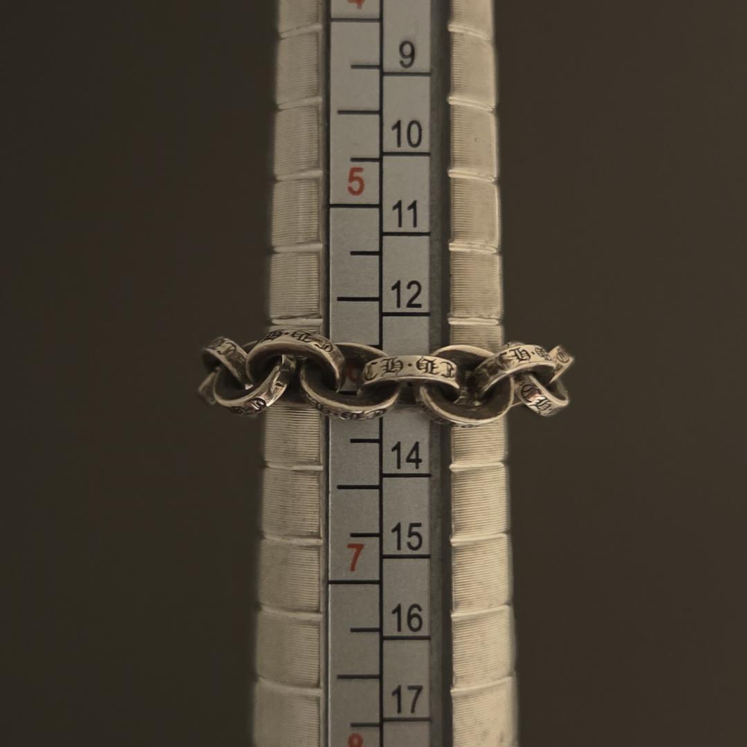 CHROME HEARTS クロムハーツ ペーパーチェーン リング US6