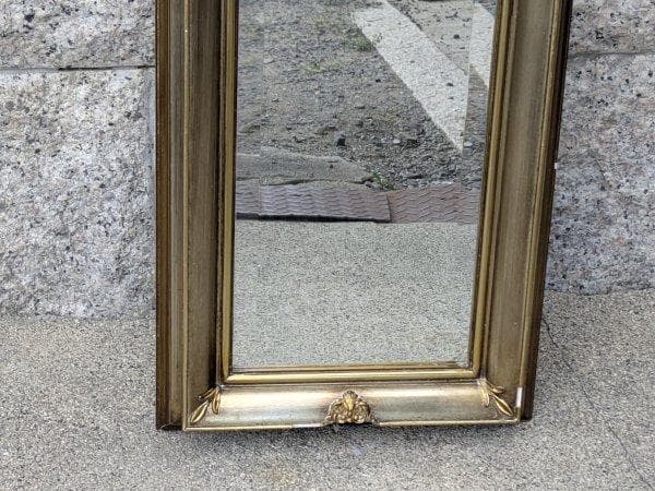 ヨーロッパ 壁掛けミラー 姿見 欧州 アンティーク ヴィンテージ 鏡 額縁