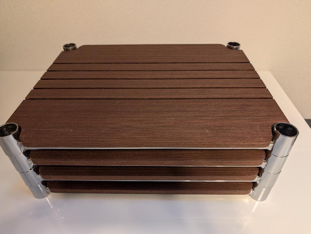 ホームエレクター ブランチシェルフ ダークブラウン 4枚 W450 × D350