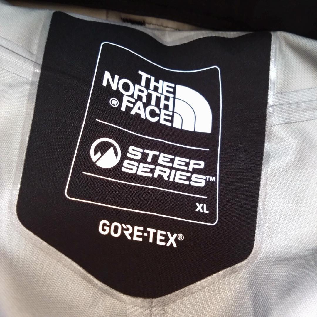 ザノースフェイス ビブパンツ　XL　黒　GORETEX　STEEP SERIES