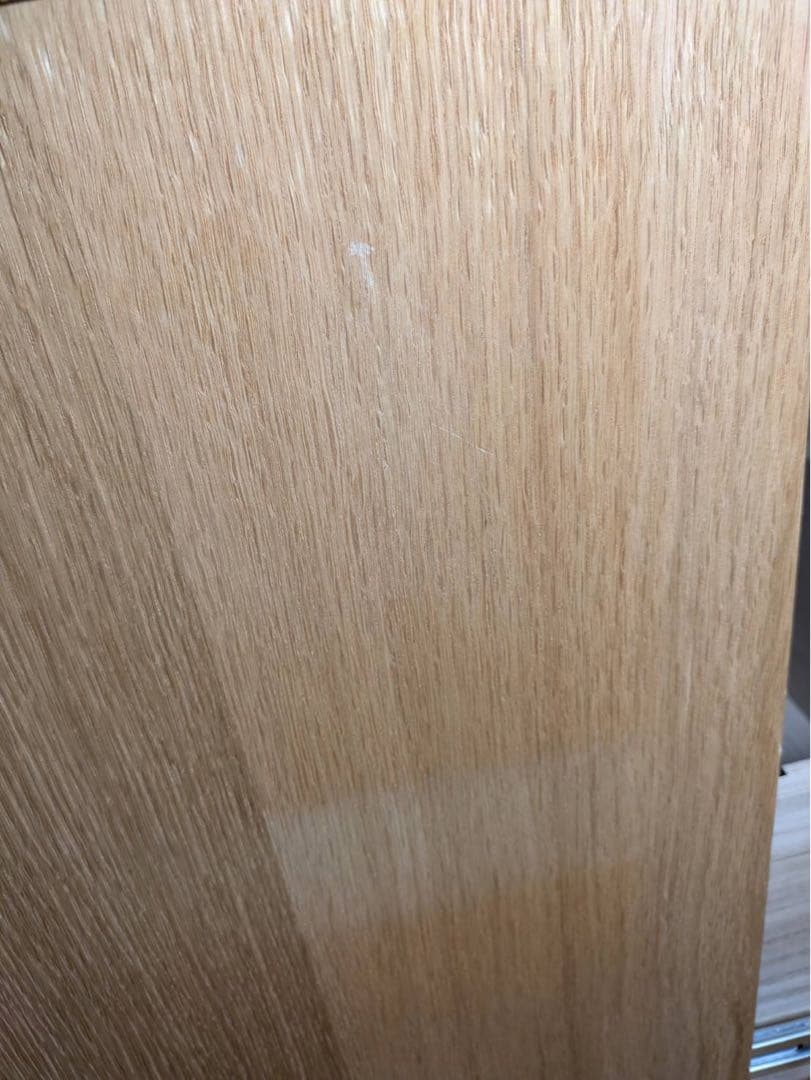 ■送料込■無印 MUJI 無垢材デスクキャビネットワイド オーク材脇机引出し収納