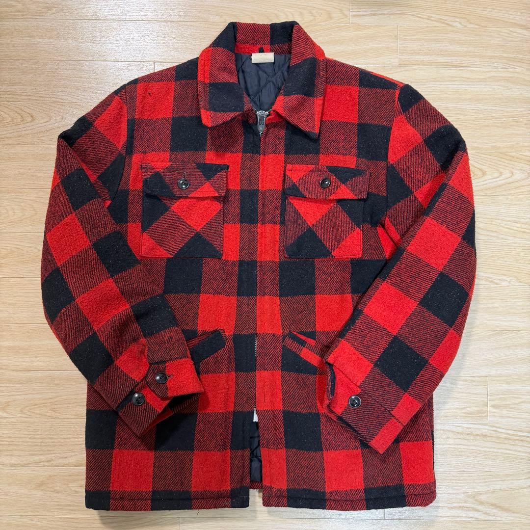 70s〜80s ウールジャケット バッファローチェック マッキーノ