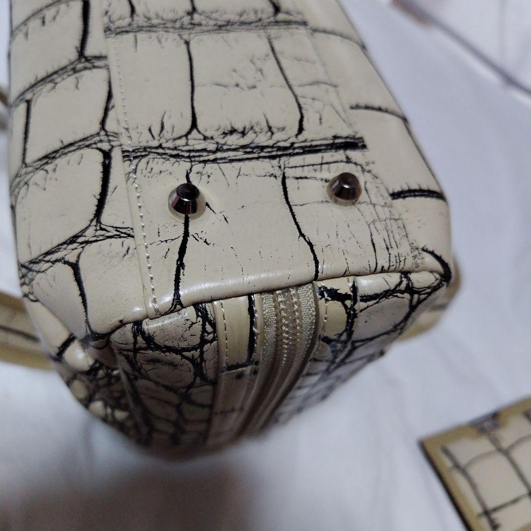 JRA　クロコダイル ミニボストン　ハンドバッグ