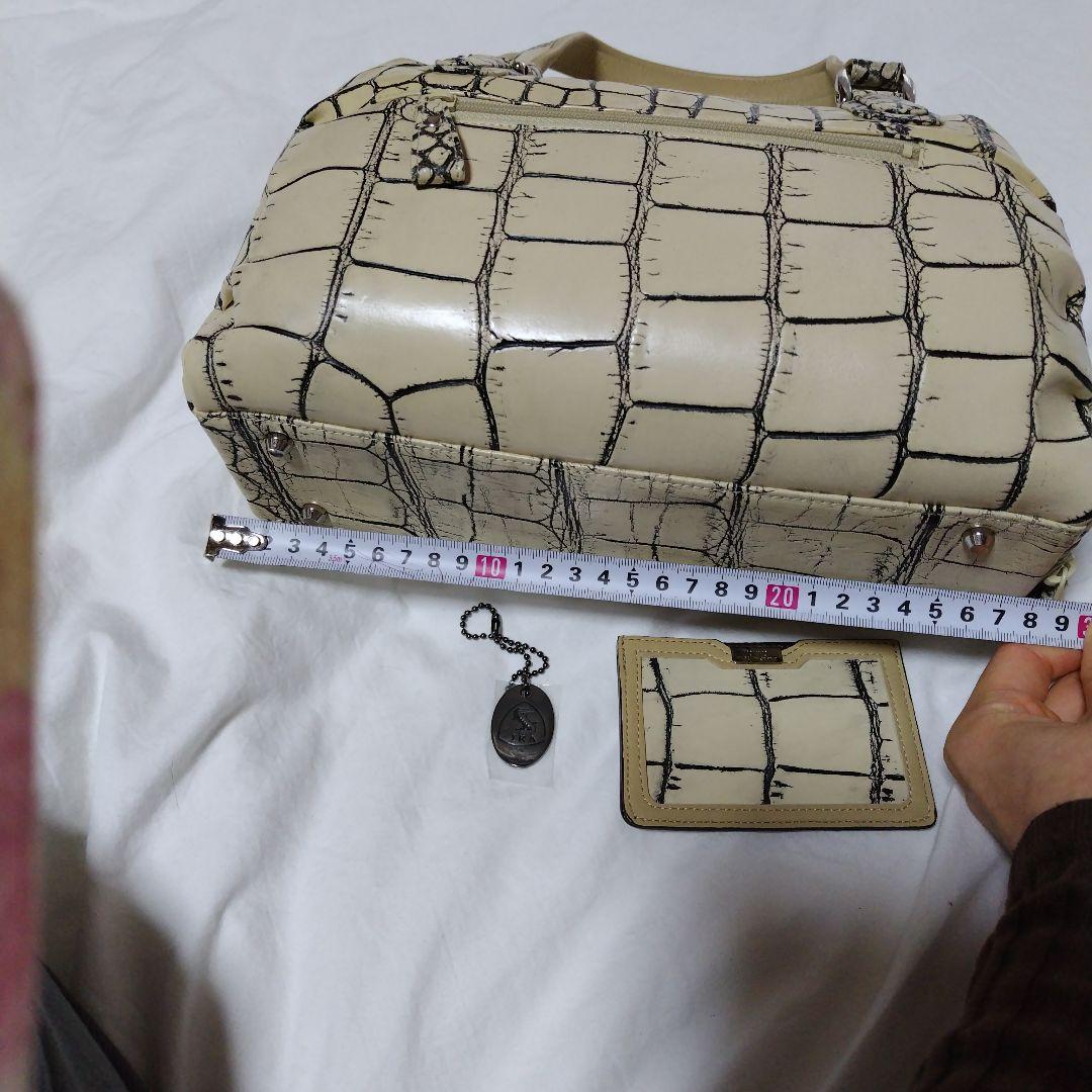 JRA　クロコダイル ミニボストン　ハンドバッグ