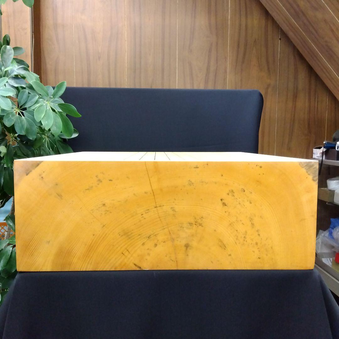 【国産　本榧　5寸碁盤　木表　脚なし】