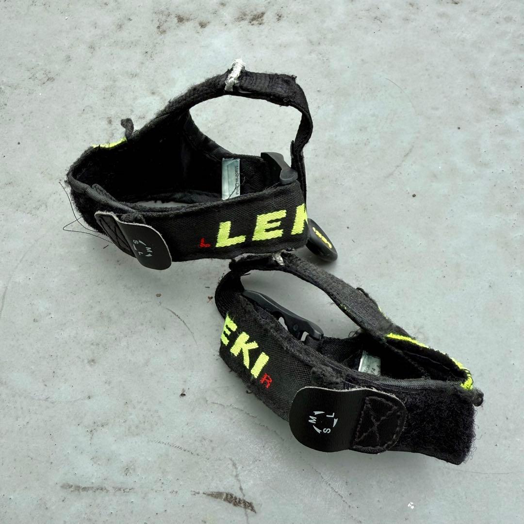 LEKI スキー用ストック レッド/イエロー