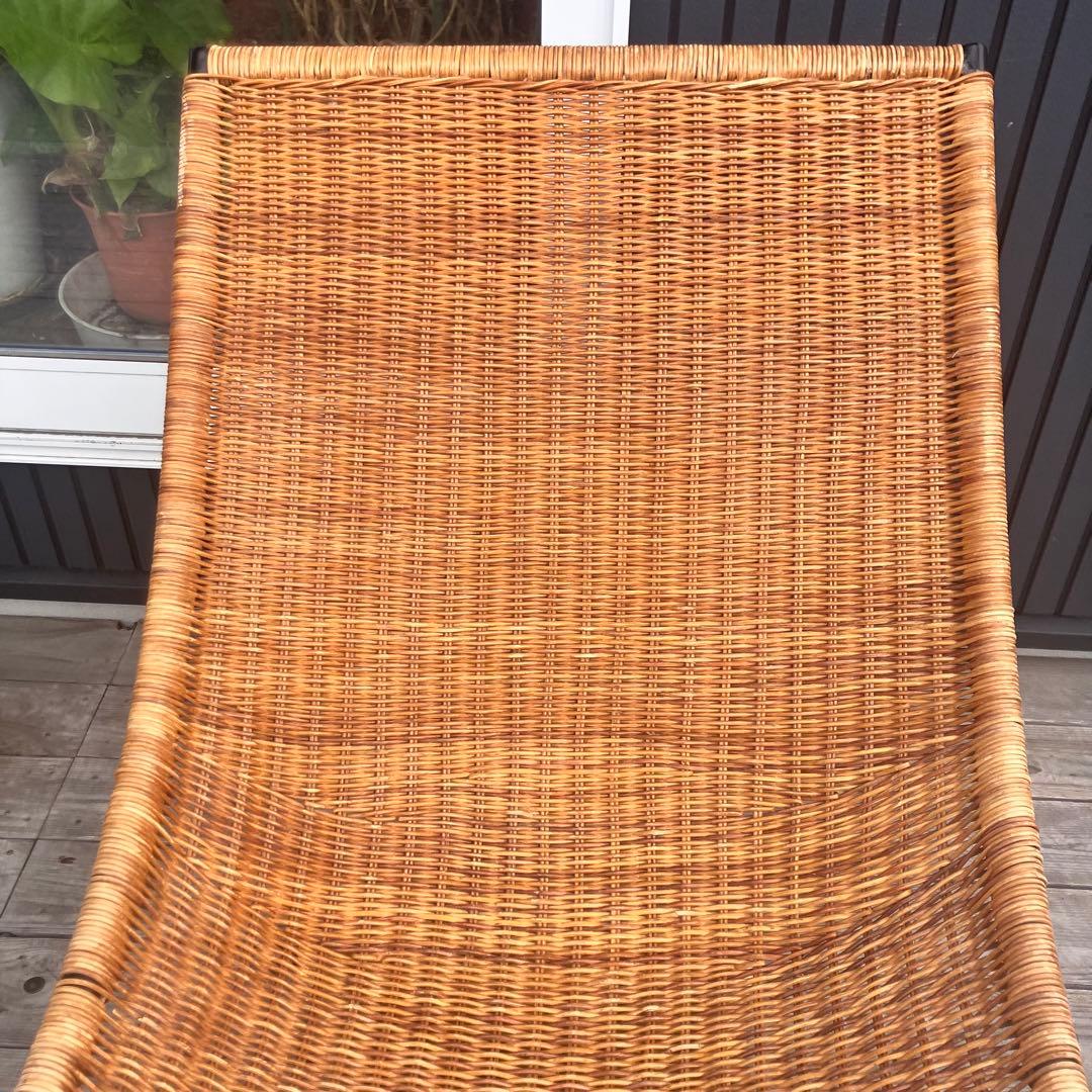 ラタンパーソナルチェア ラタンロッキングチェア 籐家具 ソファー ビンテージ