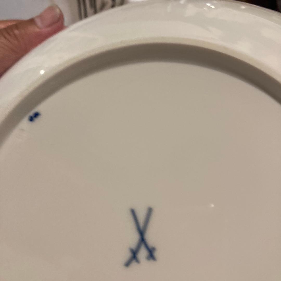 マイセン　ブルーオニオン　25センチ　MEISSEN ボウル型　希少　所持1点物