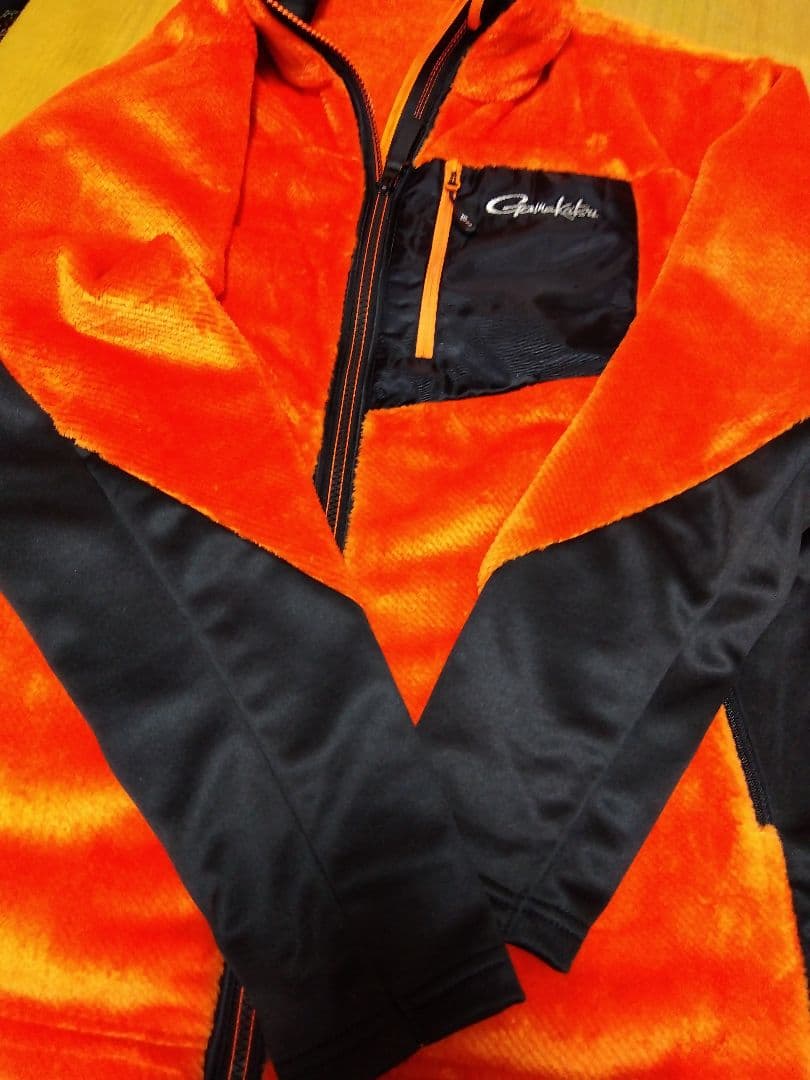 がまかつ　防寒着　防寒対策　ボアフリース　オレンジ　LL 　防寒フリース