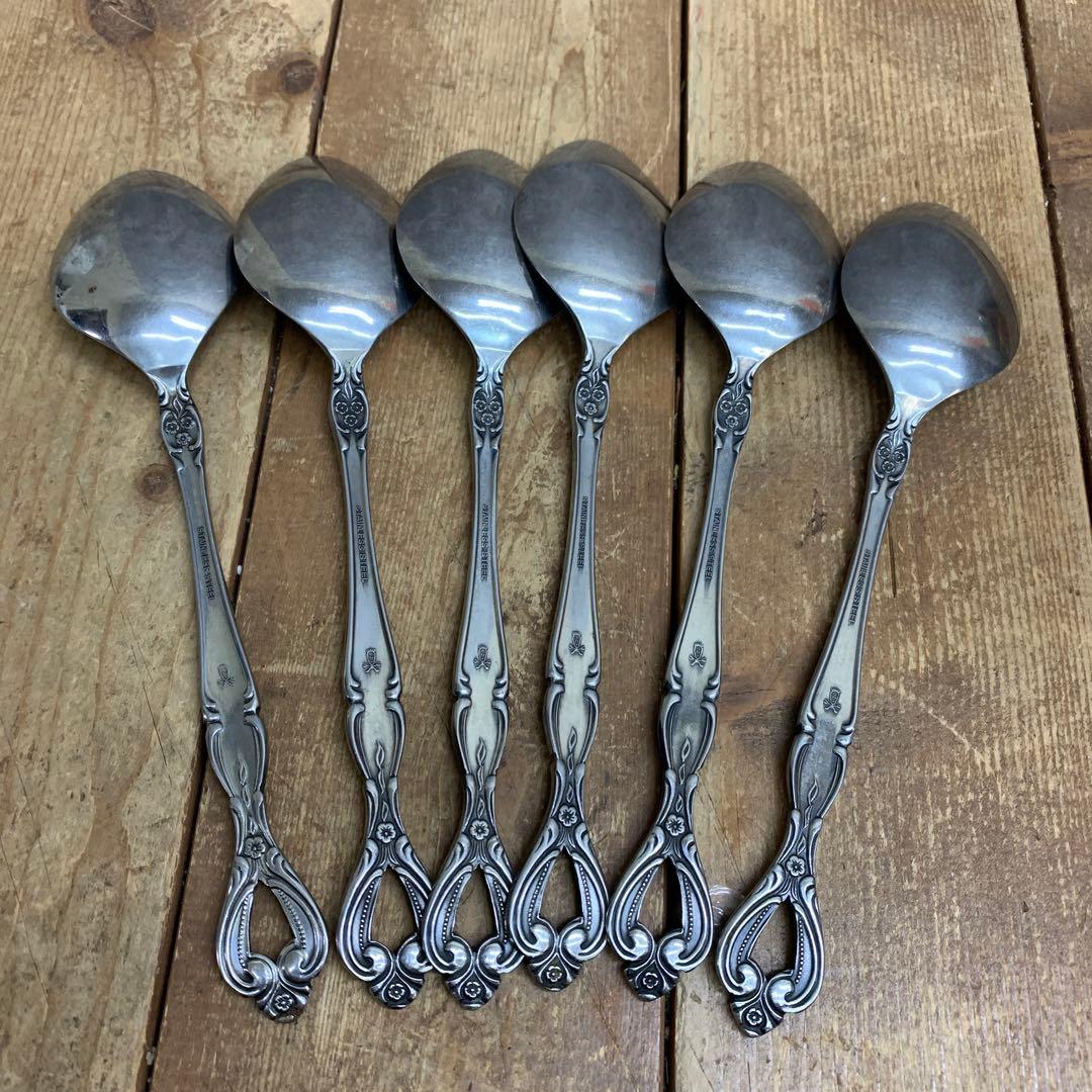 E-壁 【豪華21点セット】アンティーク調 カトラリーセット 彫刻装飾 シルバー