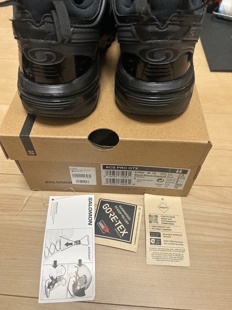 SALOMON ACS PRO GTX ブラック 26cm