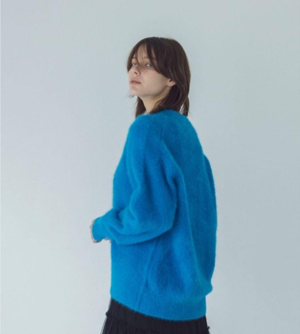 DRESSLAVE　ドレスレイブ 　フォックスカシミヤ ニットセーター ブルー