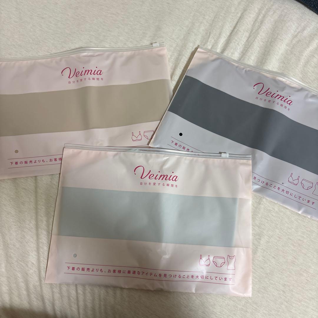 Veimia 和装ブラ3枚セット Lサイズ　ベーミア
