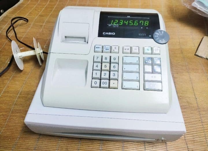 カシオレジスター　100ER　簡単便利特殊　送料込　077288