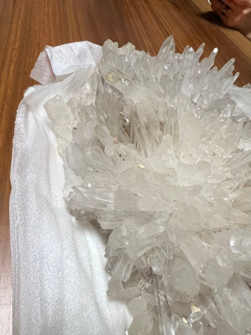 四川省産ニードル.クォーツフラワークラスター約5.2kg