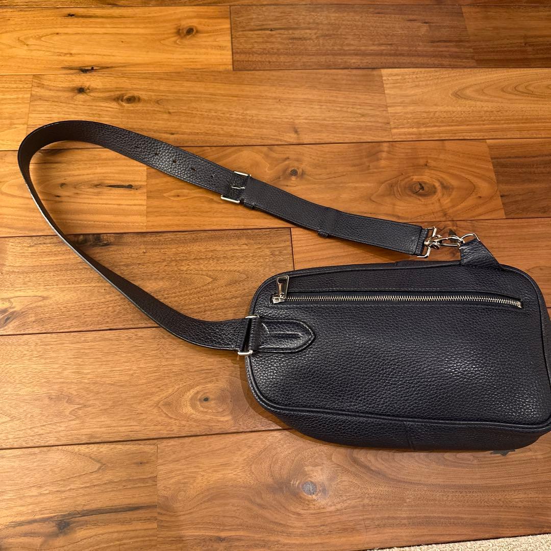 BALLYネイビー バッグ/レザー/NVY/SLING BAG STARLEX
