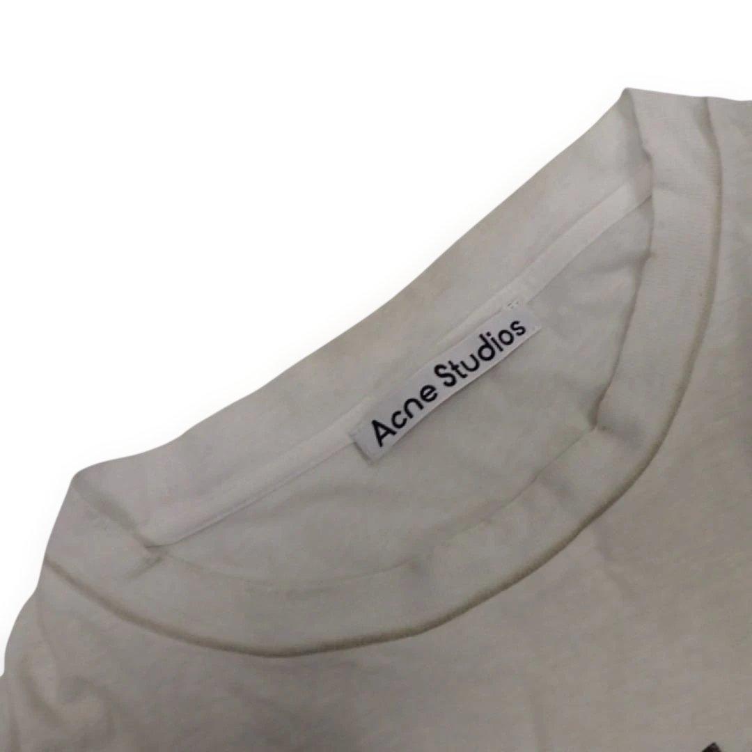 Acne Studios ロゴTシャツ ダスティホワイト　XS
