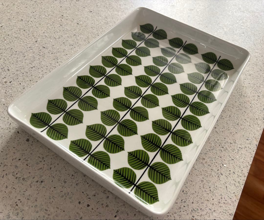 グスタフスベリ ベルサ⭐︎ヴィンテージ スクエアプレート 大皿　美品　レア希少