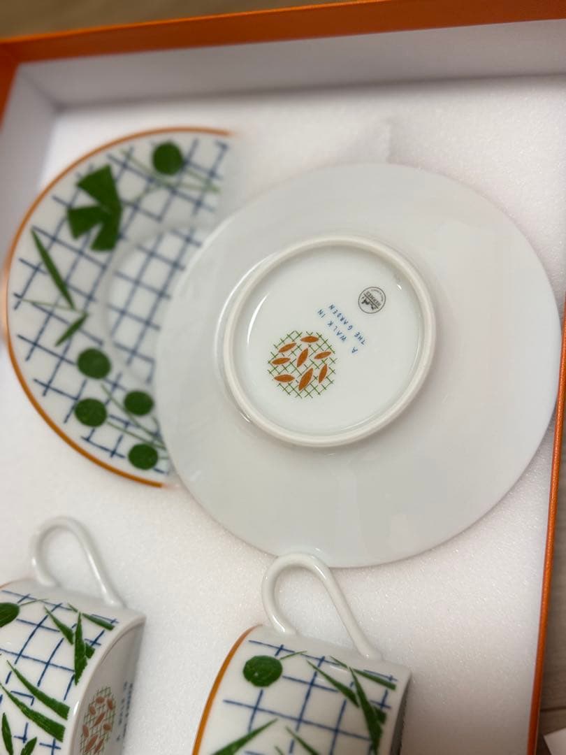 エルメス　ティーカップ＆ソーサー