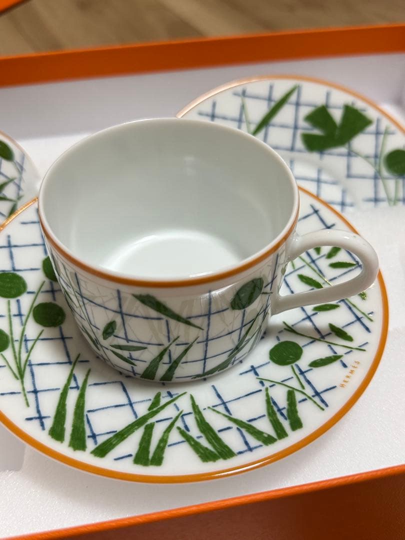 エルメス　ティーカップ＆ソーサー