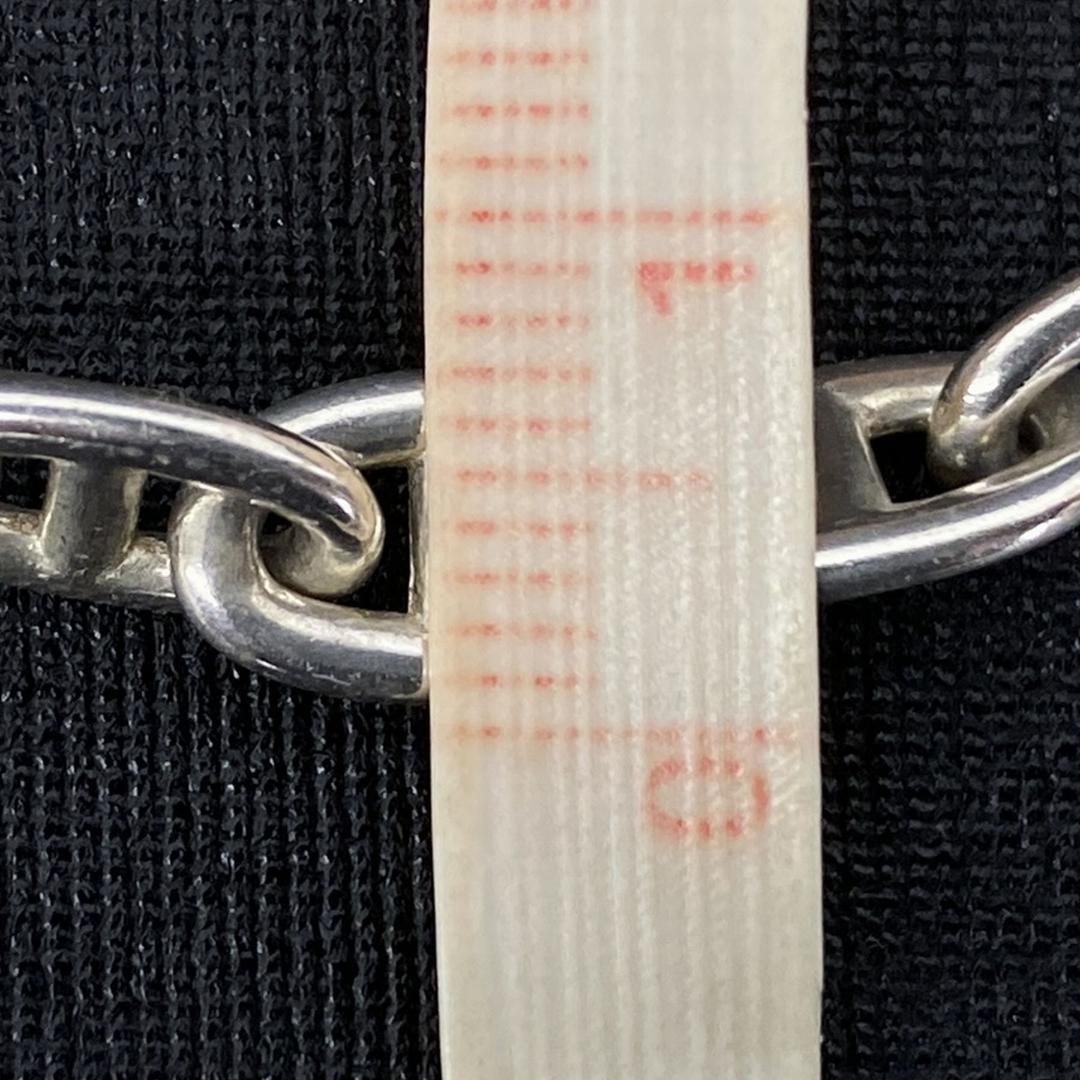 美品 F.H. シルバー 925 アンカー デザイン チェーン ブレスレット