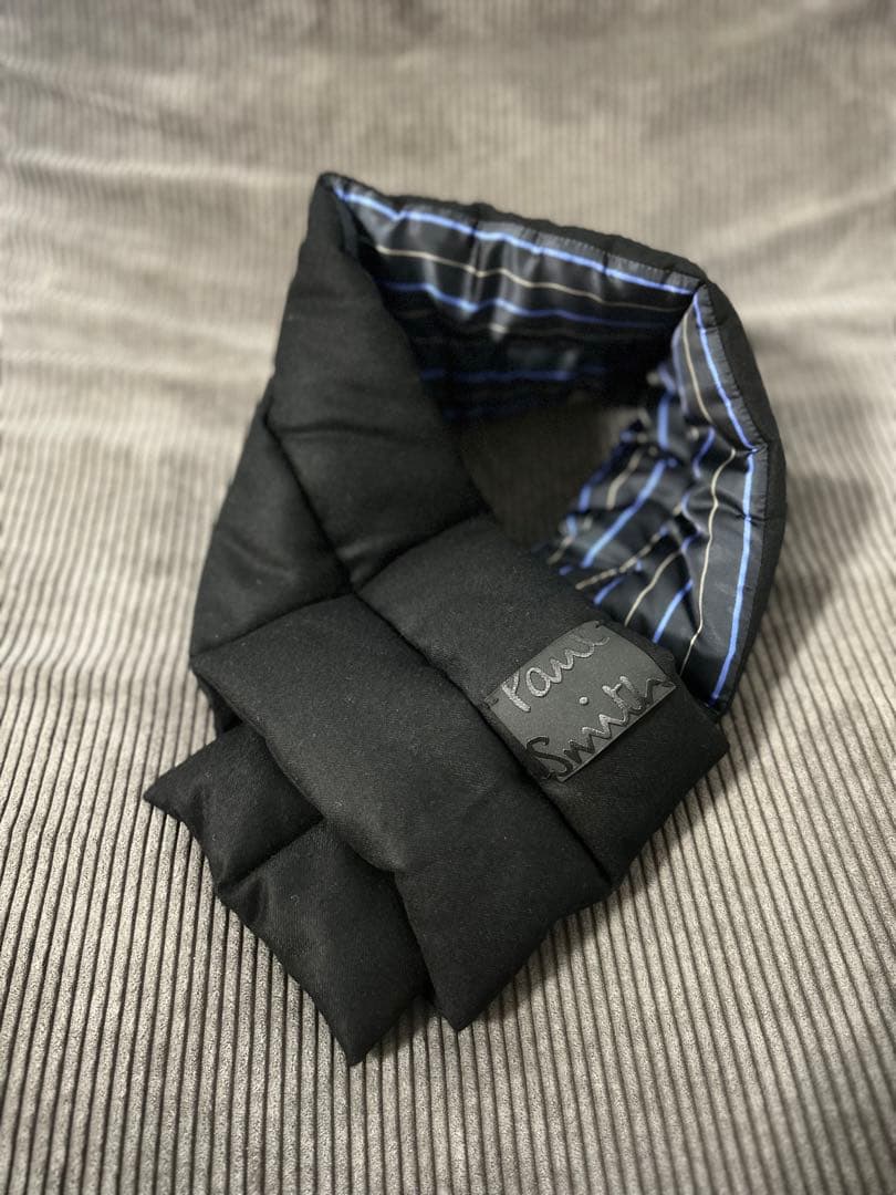 Paul Smith ポールスミス　ダウンマフラー　ストライプ　レア　※試着のみ