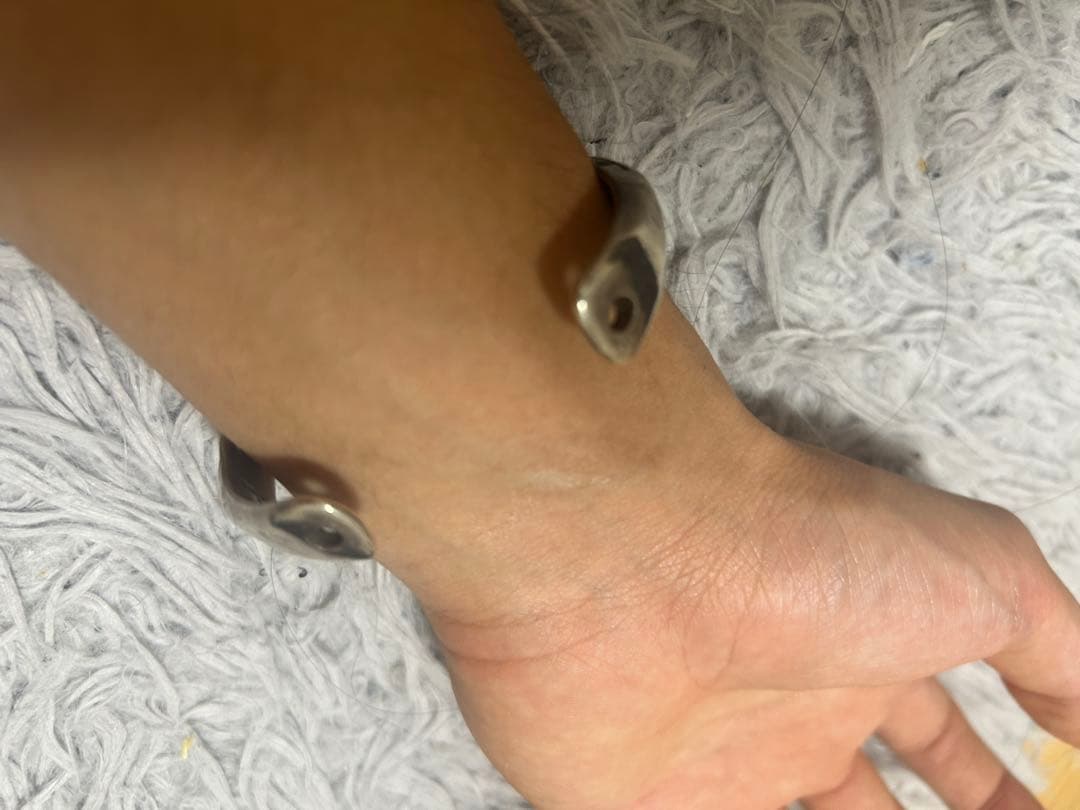 【希少】NAVAJO ORVILLE TSINNIE バングル　オーヴィル