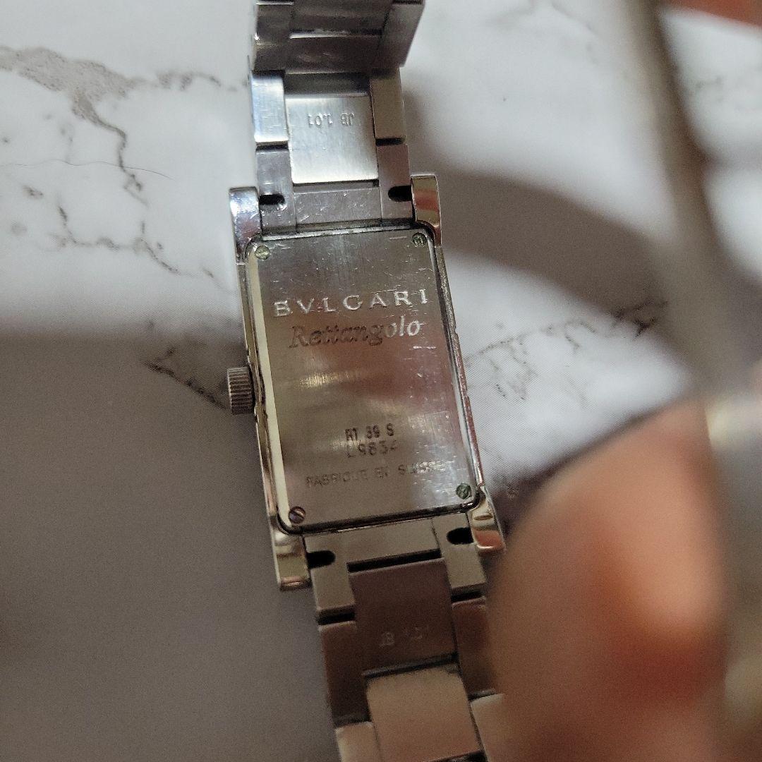 ジャンク品 BVLGARI Rectangular 腕時計