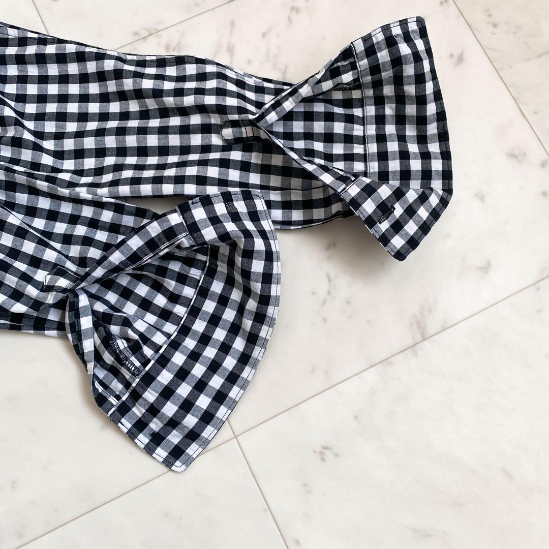 BLACK COMME des GARÇONS 長袖シャツ パッチワーク 切替