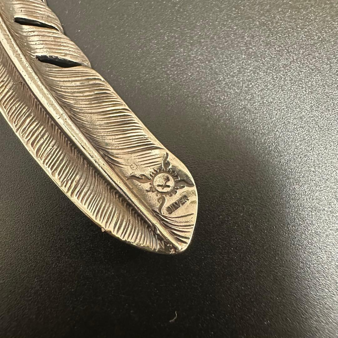 【美品】FIRST ARROWS K18透かしマーク付フェザー　75mm
