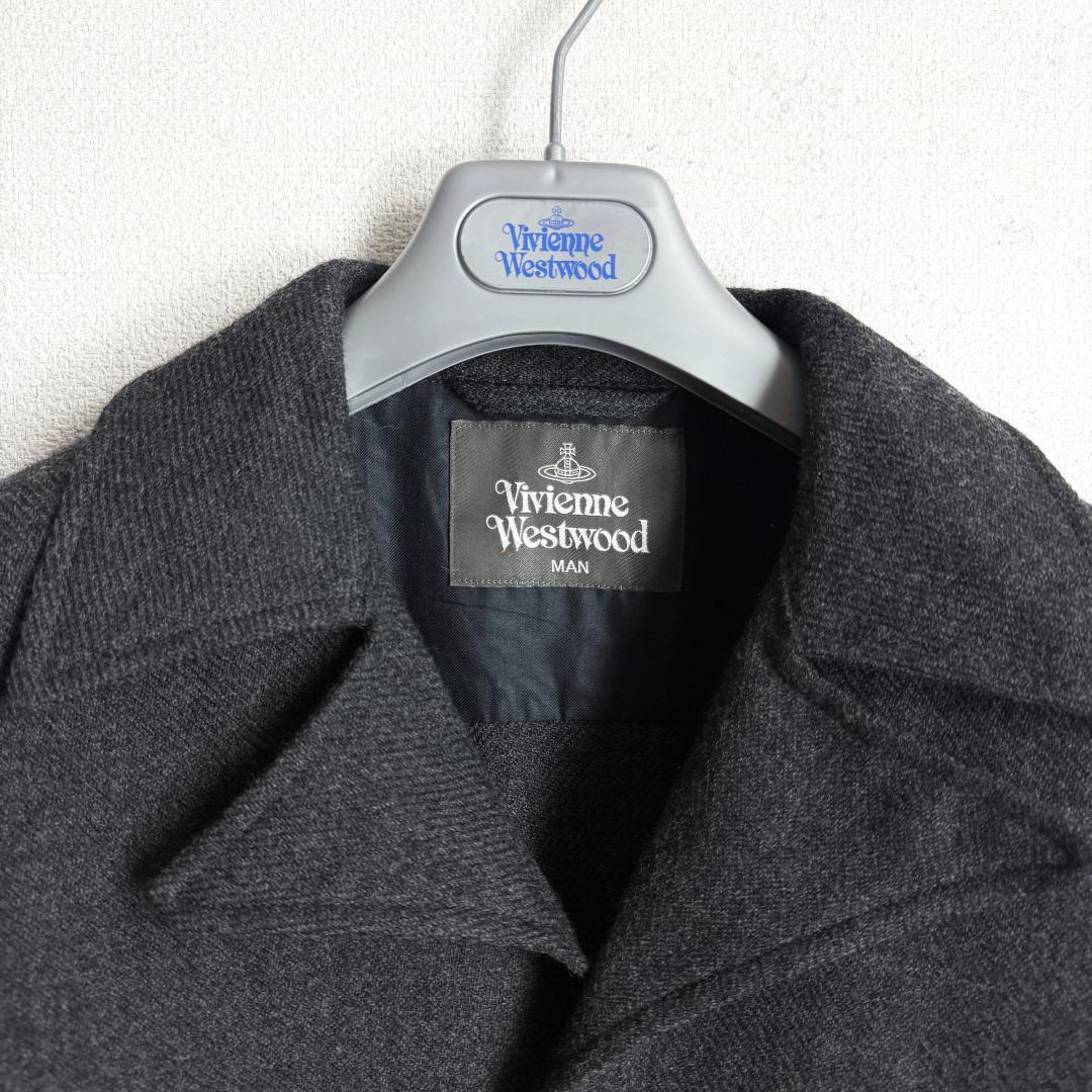 【最高モデル☆変形デザイン】ヴィヴィアンウエストウッド ウールシャツジャケット