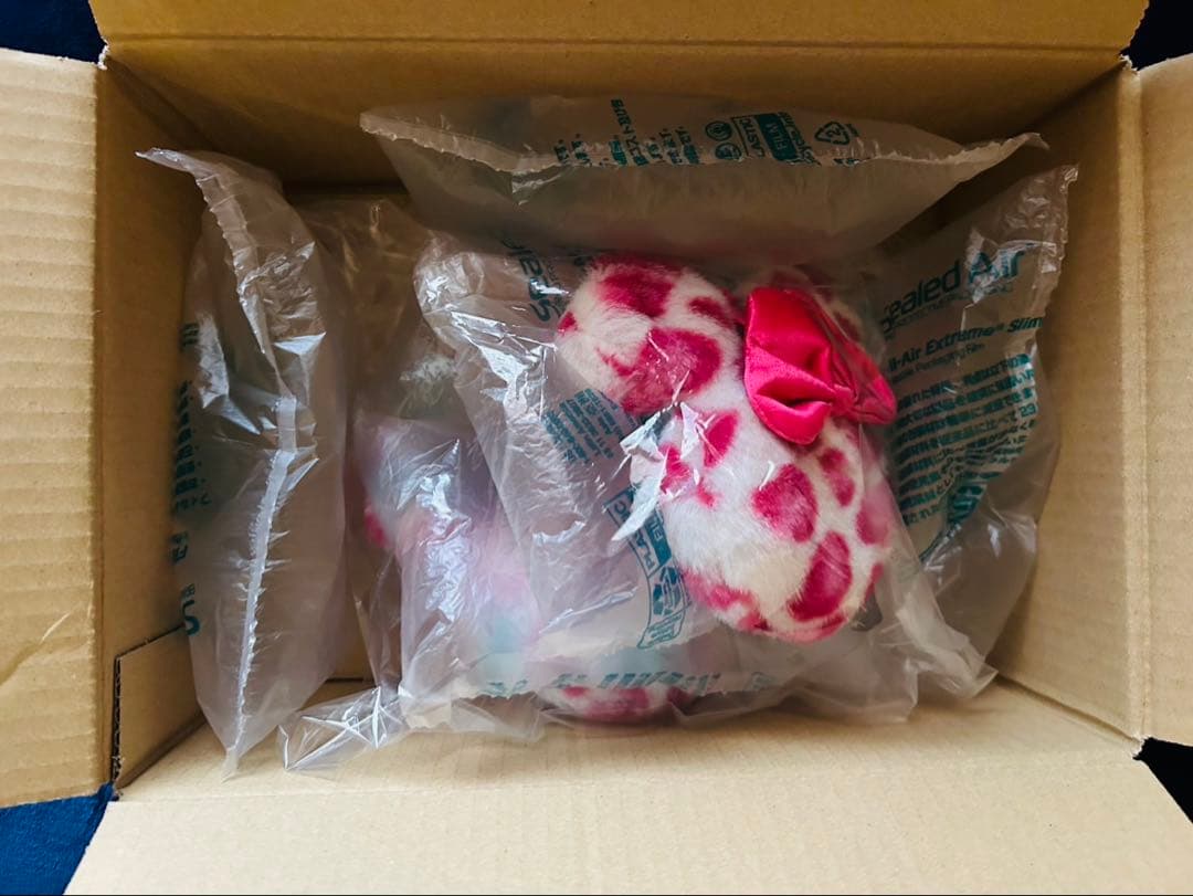 【即発送】ミニー　ヒョウ柄　耳当て　ピンク　ディズニー