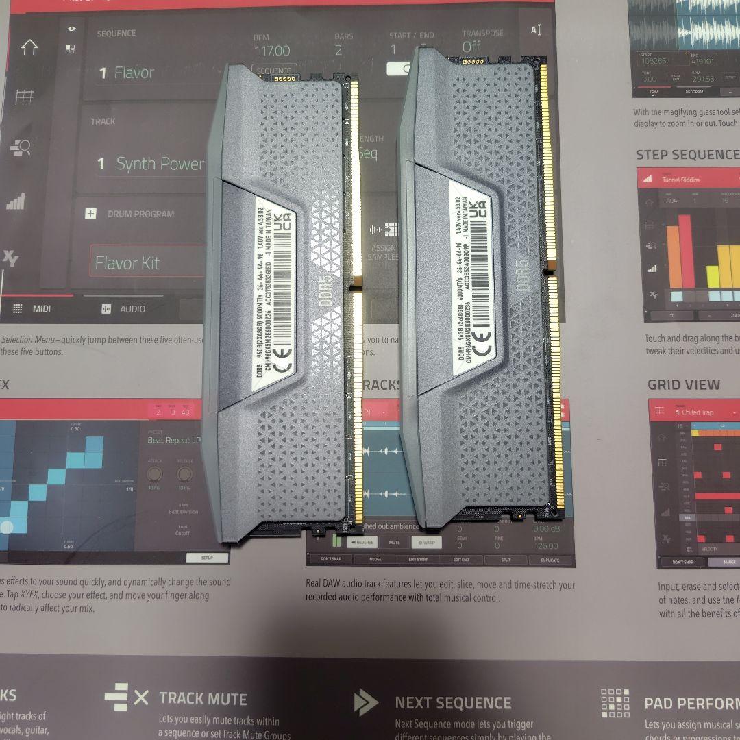 CORSAIR DDR-5 6000Mz 48G×2枚