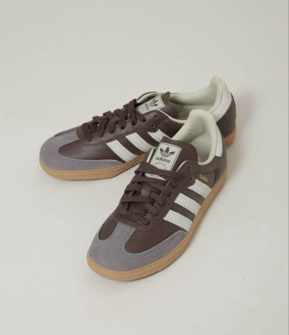 adidas samba ブラウン 茶色23.5cm