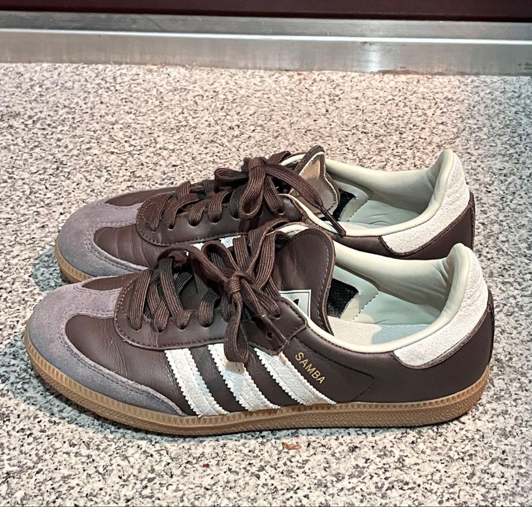 adidas samba ブラウン 茶色23.5cm