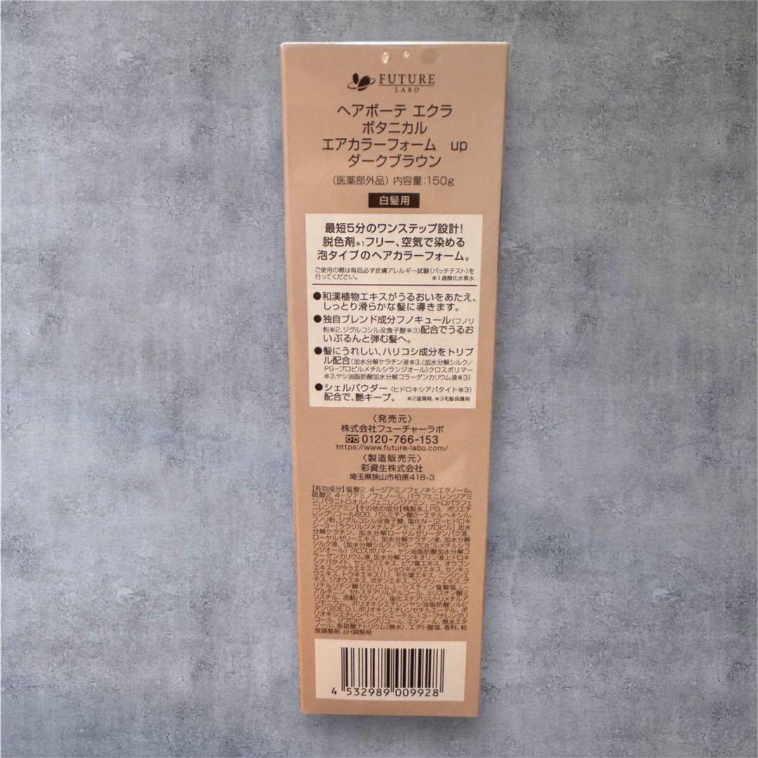 ヘアボーテ エクラ ボタニカルエアカラーフォーム ダークブラウン 2本セット