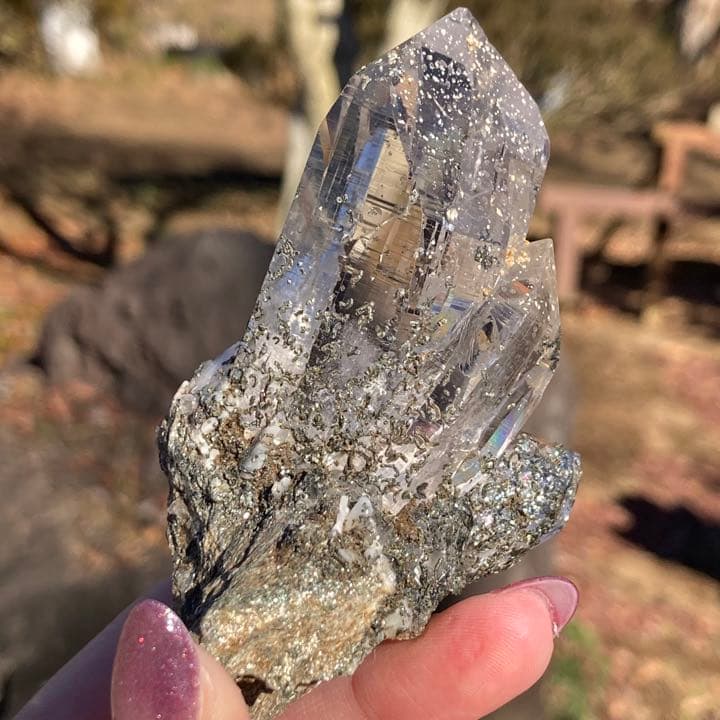 ガネーシュヒマールクォーツ 原石 クラスター