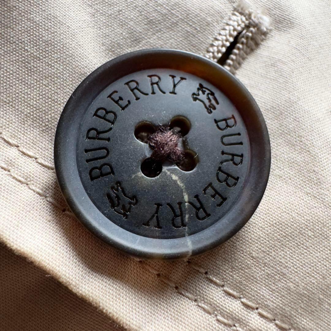 バーバリーブラックレーベル　トレンチコート　ベージュ　ノバチェック　ベルト　L